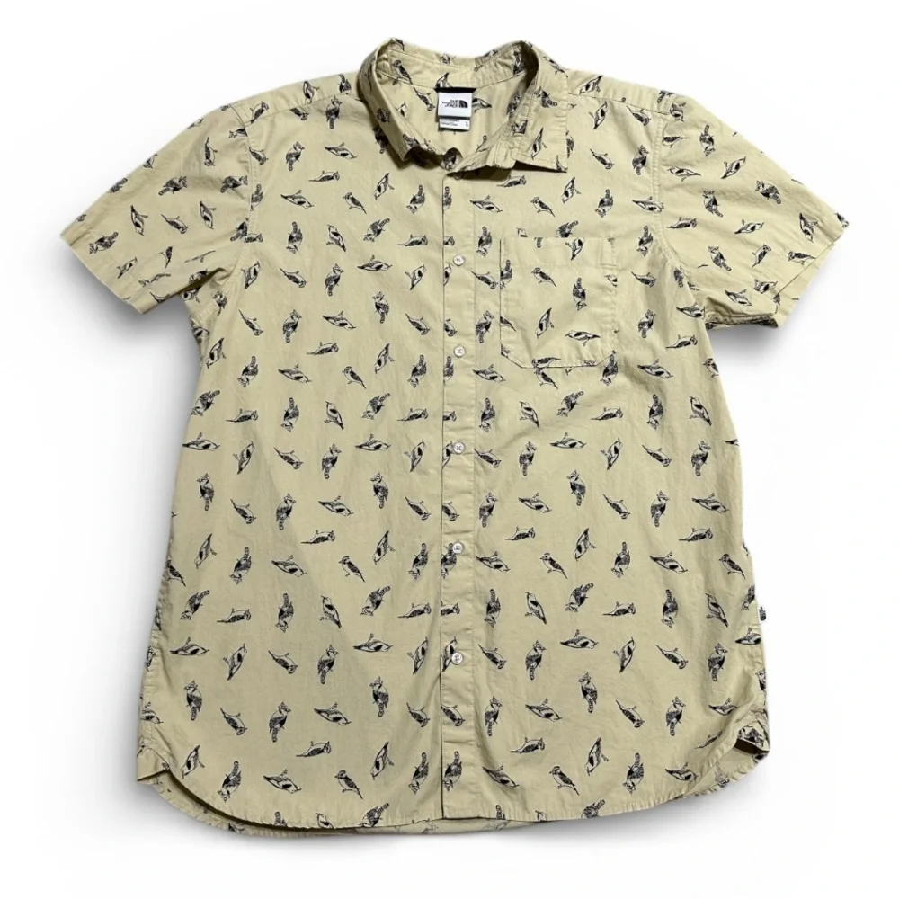 The North Face Men's Baytrail Button Down Shirt- XL Bird Watcher print